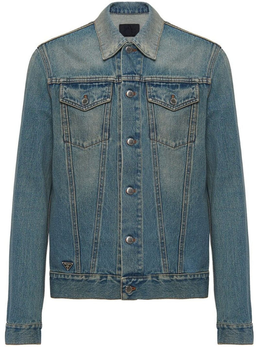 Blue Stonewashed Denim Jacket