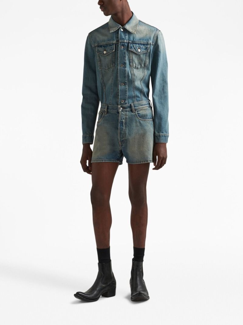Blue Stonewashed Denim Jacket