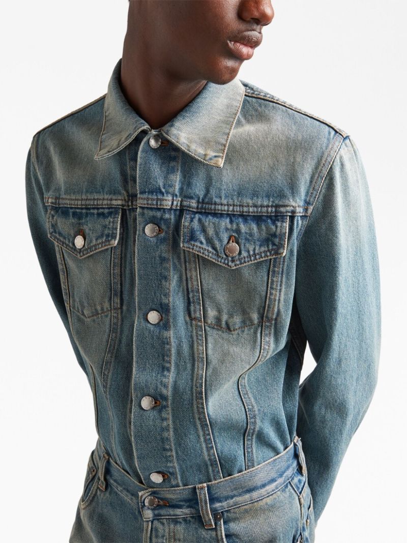 Blue Stonewashed Denim Jacket