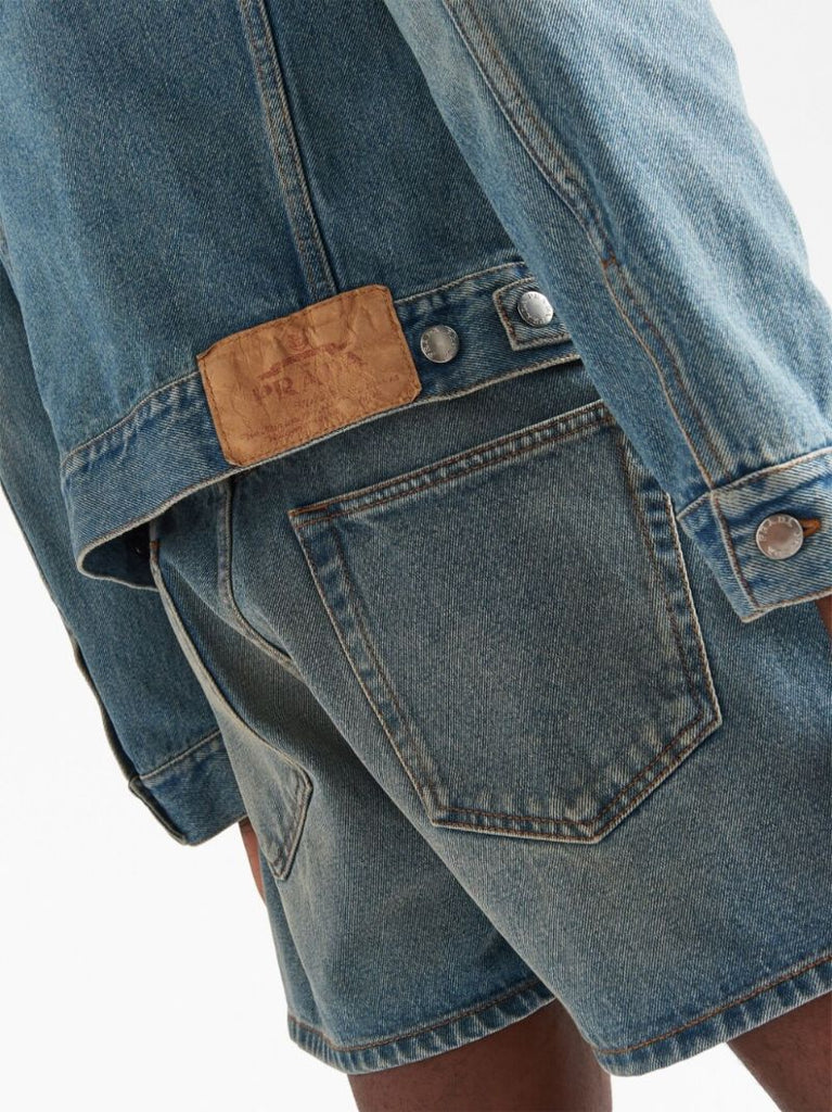 Blue Stonewashed Denim Jacket