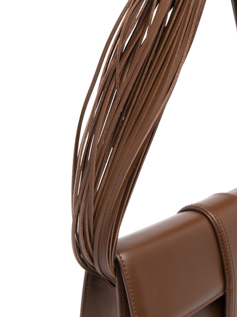 Brown Le Bambino Long Ficiu Shoulder Bag