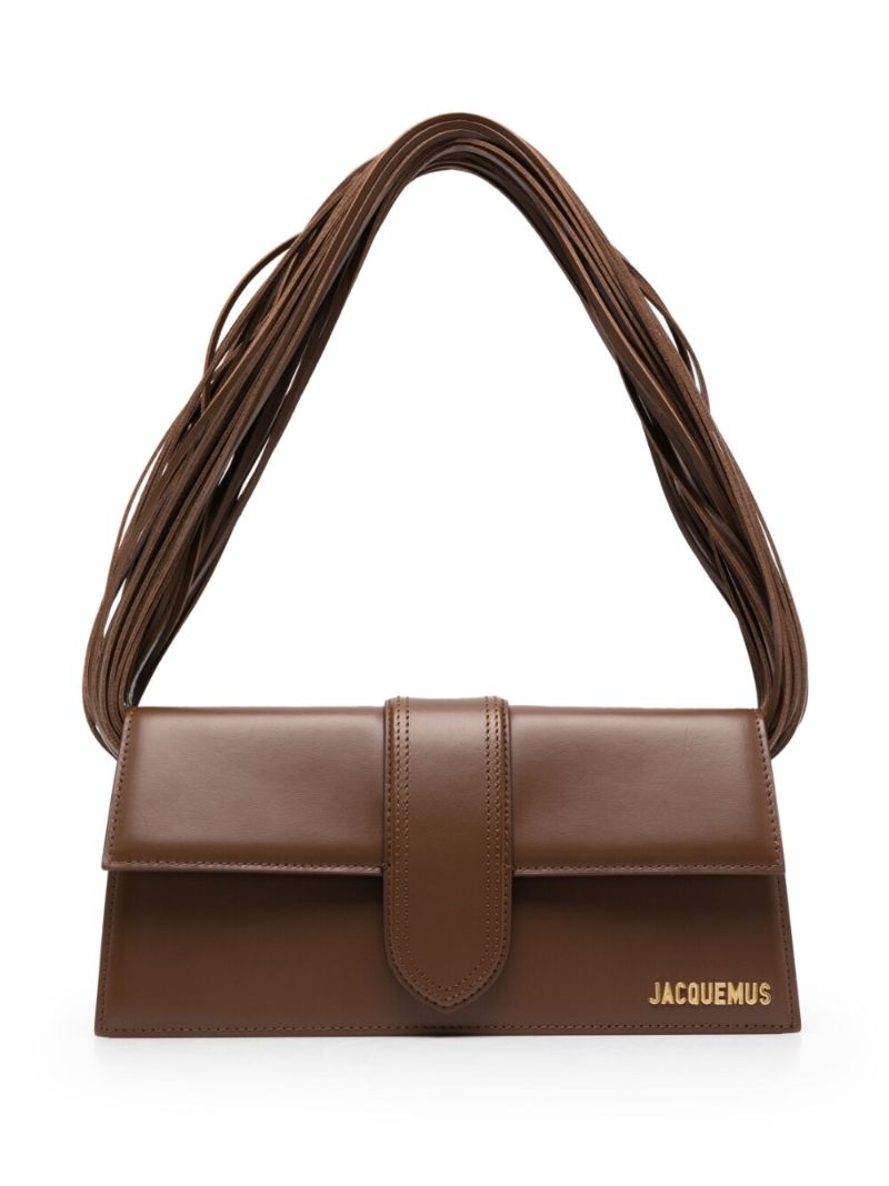Brown Le Bambino Long Ficiu Shoulder Bag