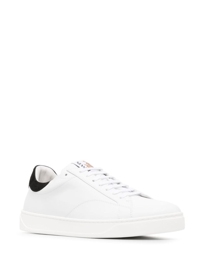 White Ddb0 Leather Sneakers