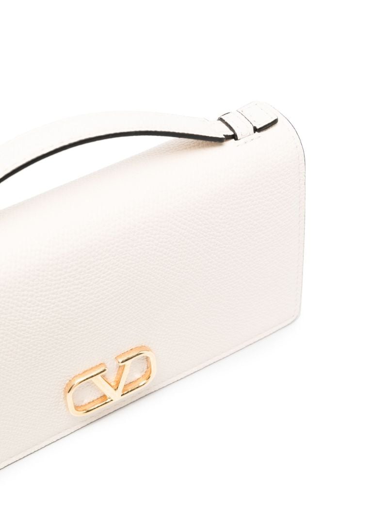 Neutral Vlogo Signature Leather Wallet-on-chain