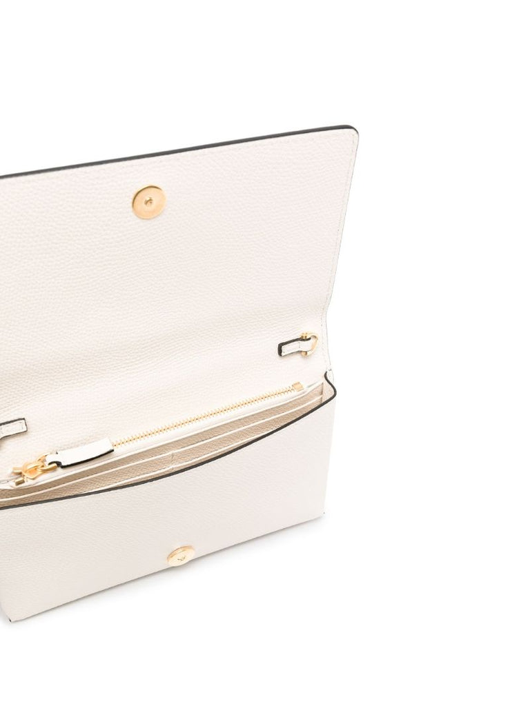 Neutral Vlogo Signature Leather Wallet-on-chain