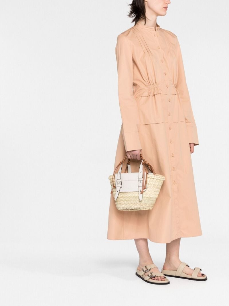 Neutral Small Raffia Tote Bag