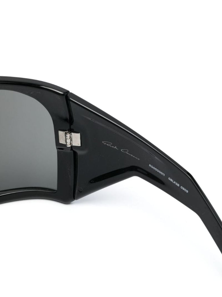 Black Kriester Shield-frame Sunglasses