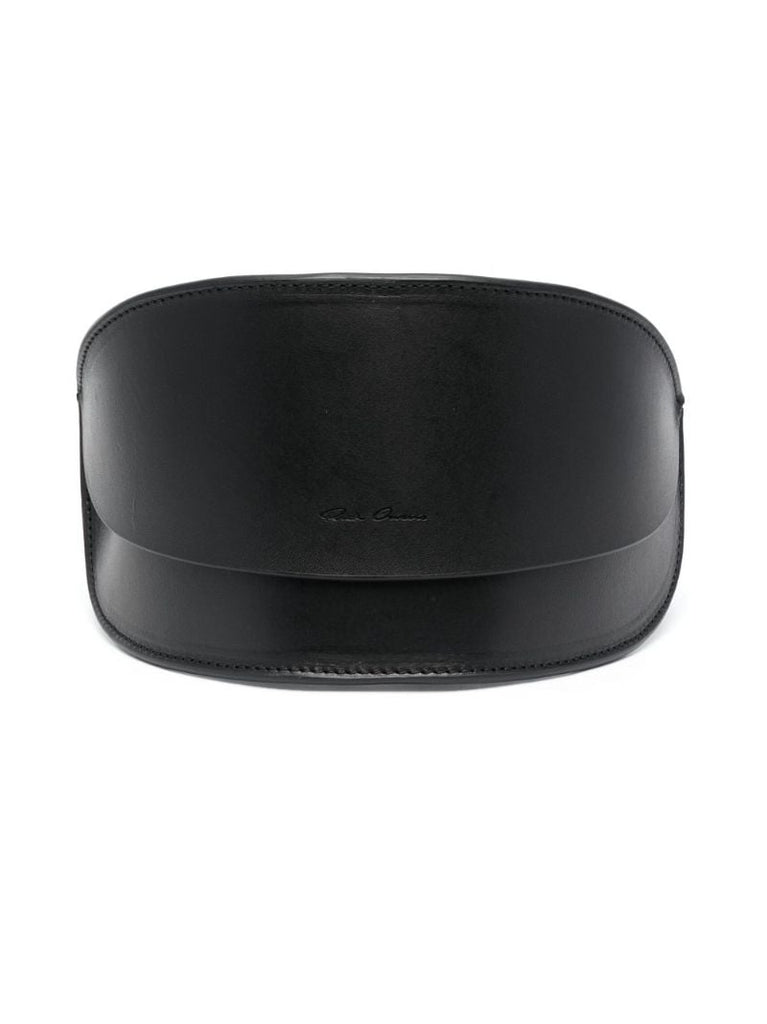 Black Kriester Shield-frame Sunglasses