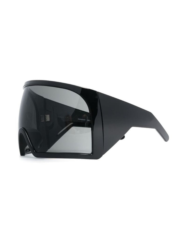 Black Kriester Shield-frame Sunglasses