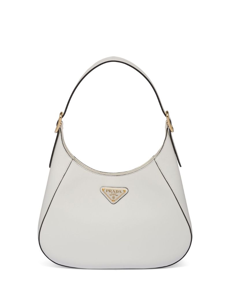 White Leather Shoulder Bag