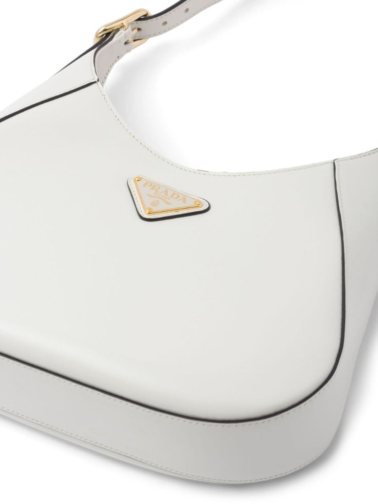 White Leather Shoulder Bag