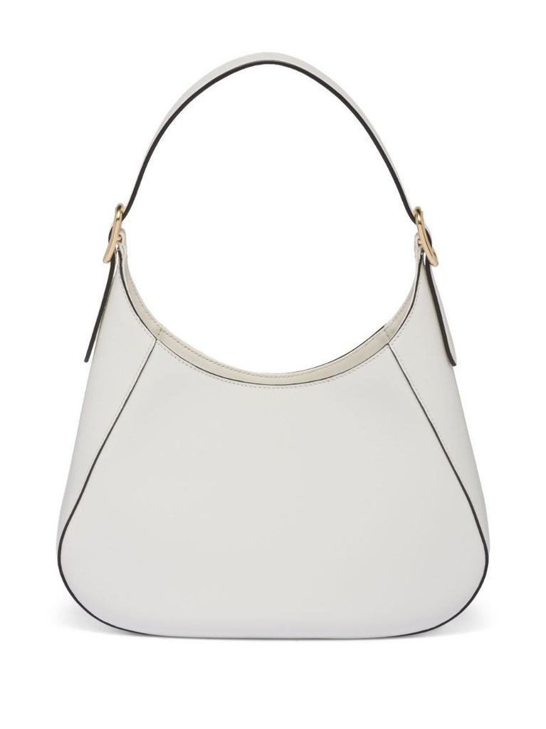 White Leather Shoulder Bag