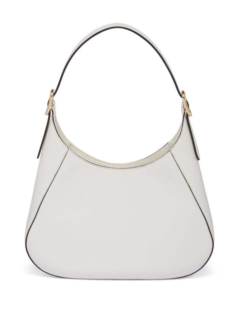 White Leather Shoulder Bag