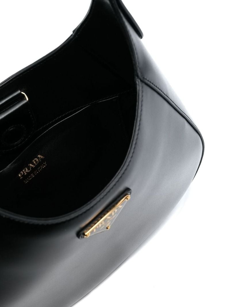 Black Leather Shoulder Bag