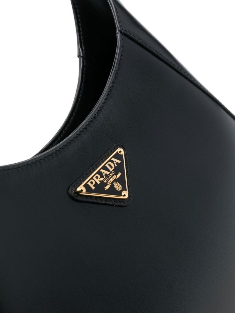 Black Leather Shoulder Bag