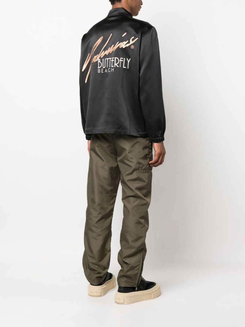 Black Silk Shirt Jacket