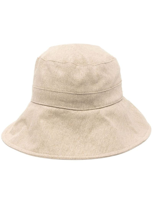 Beige Wide Brim Hat