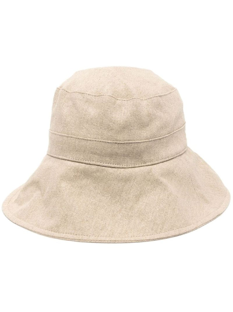 Beige Wide Brim Hat