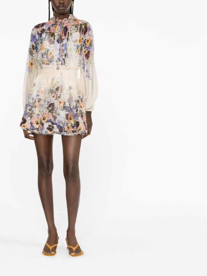 Neutral Tama Flip Skirt