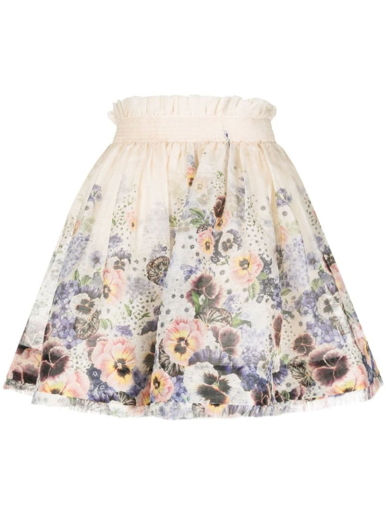 Neutral Tama Flip Skirt