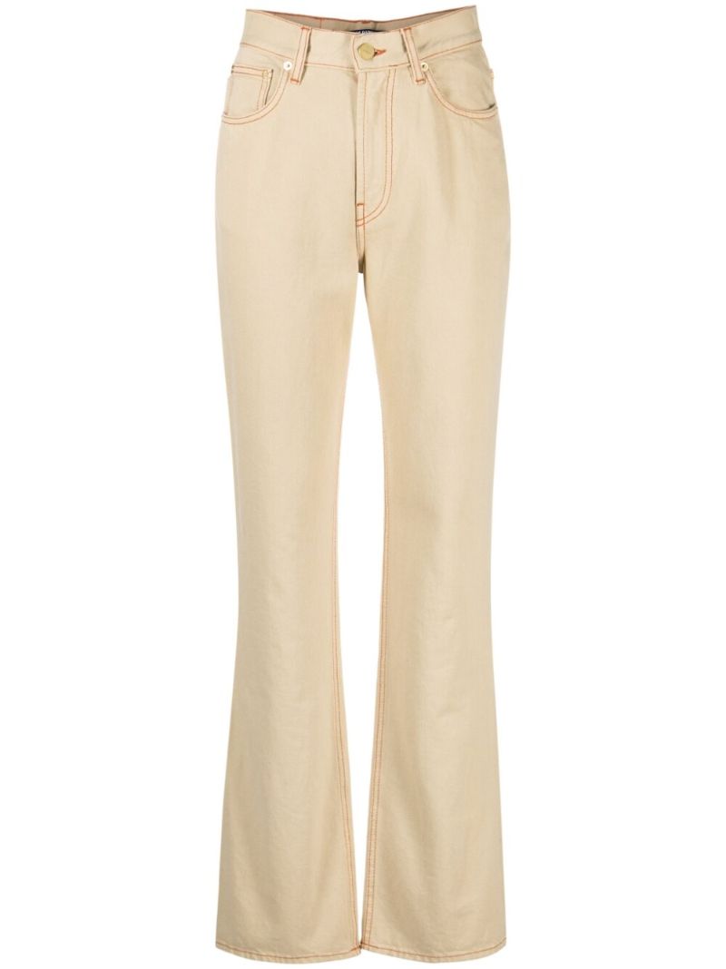 Neutral Le De NÃ_x0083_Â®mes Organic Cotton Flared Jeans