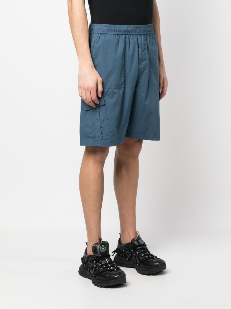 Blue Compass Patch Cargo Shorts