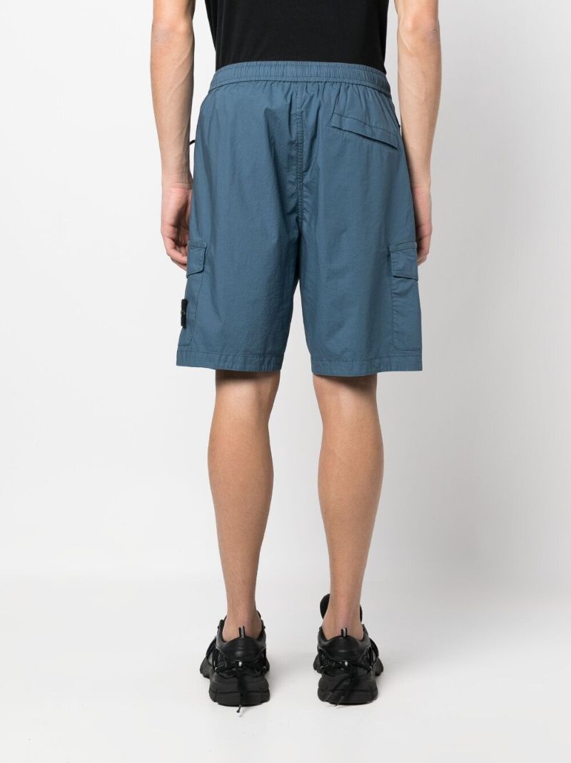 Blue Compass Patch Cargo Shorts