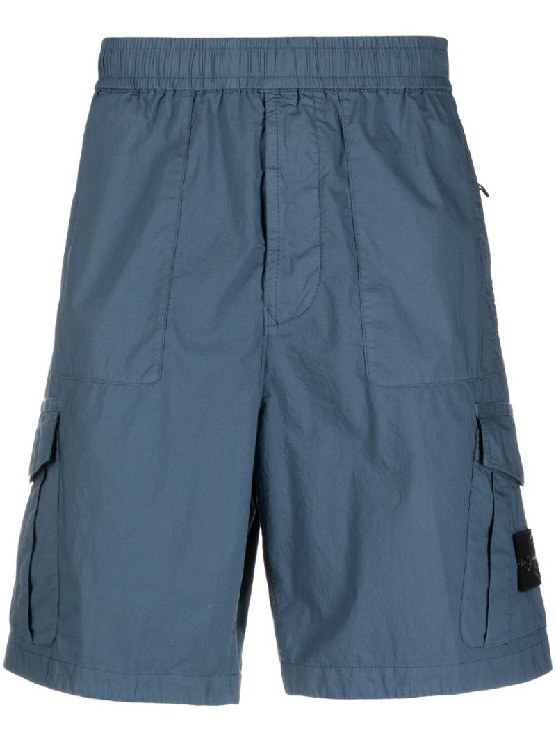 Blue Compass Patch Cargo Shorts