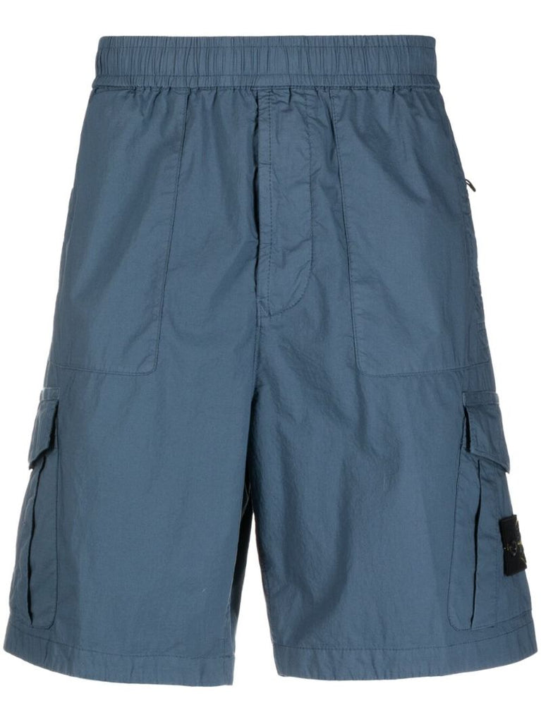 Blue Compass Patch Cargo Shorts