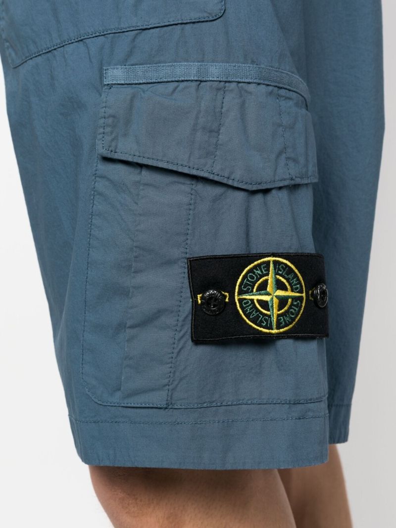 Blue Compass Patch Cargo Shorts