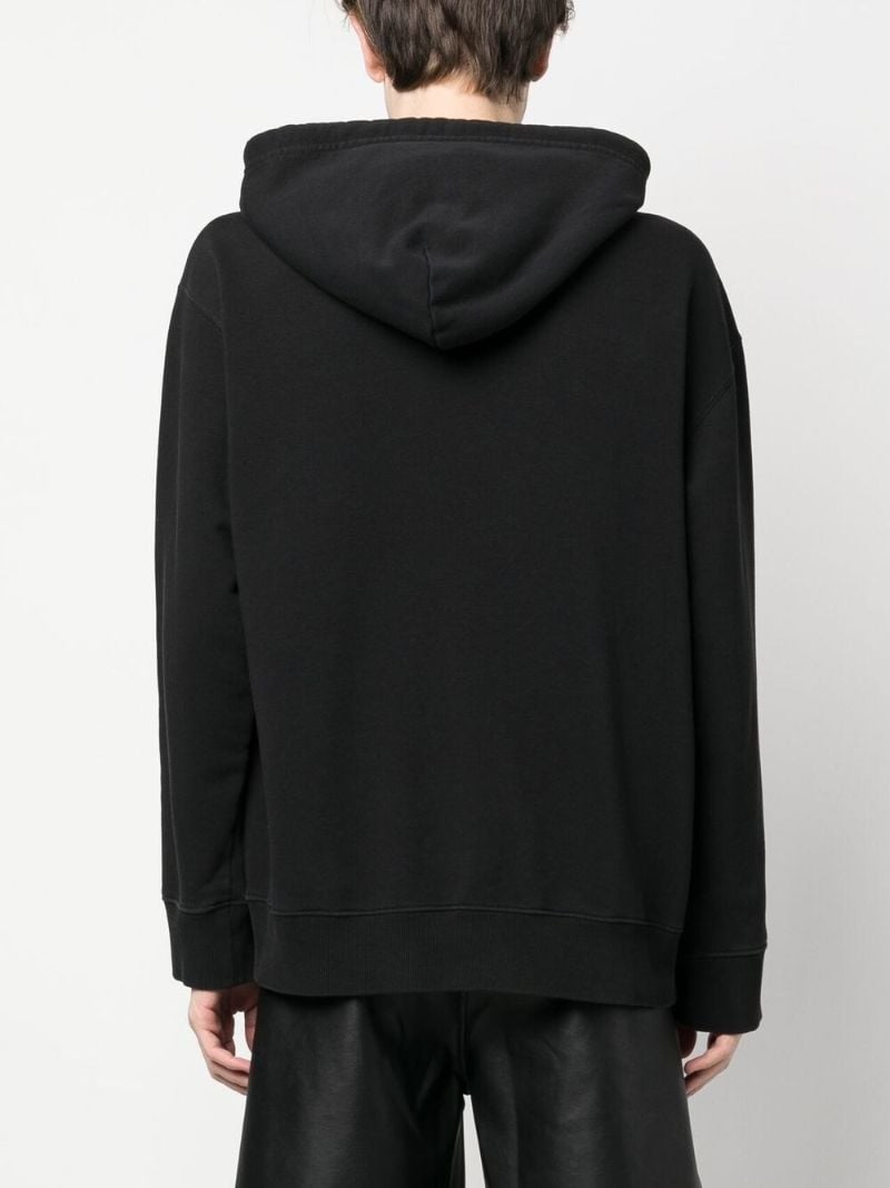 Black Numbers Logo Hoodie