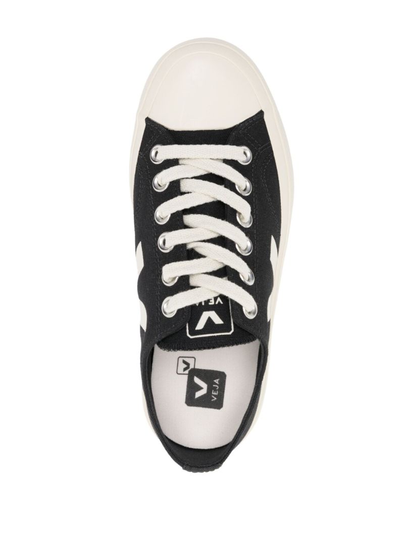 Black Wata Ii Pierre Canvas Sneakers