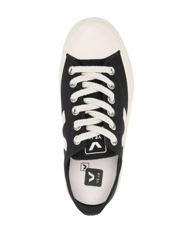 Black Wata Ii Pierre Canvas Sneakers