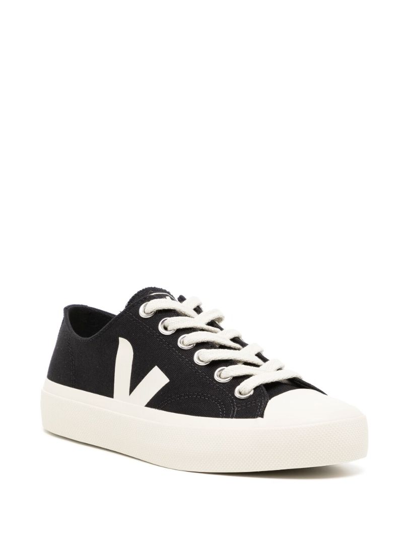 Black Wata Ii Pierre Canvas Sneakers