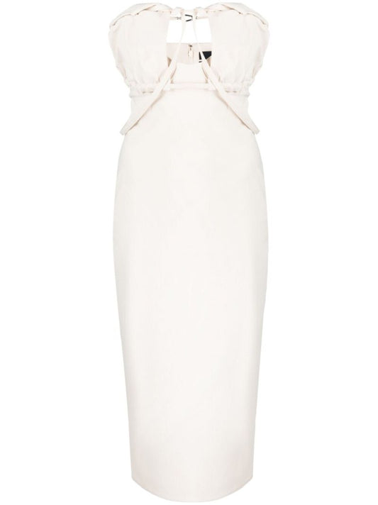 White La Robe Bikini Strapless Dress