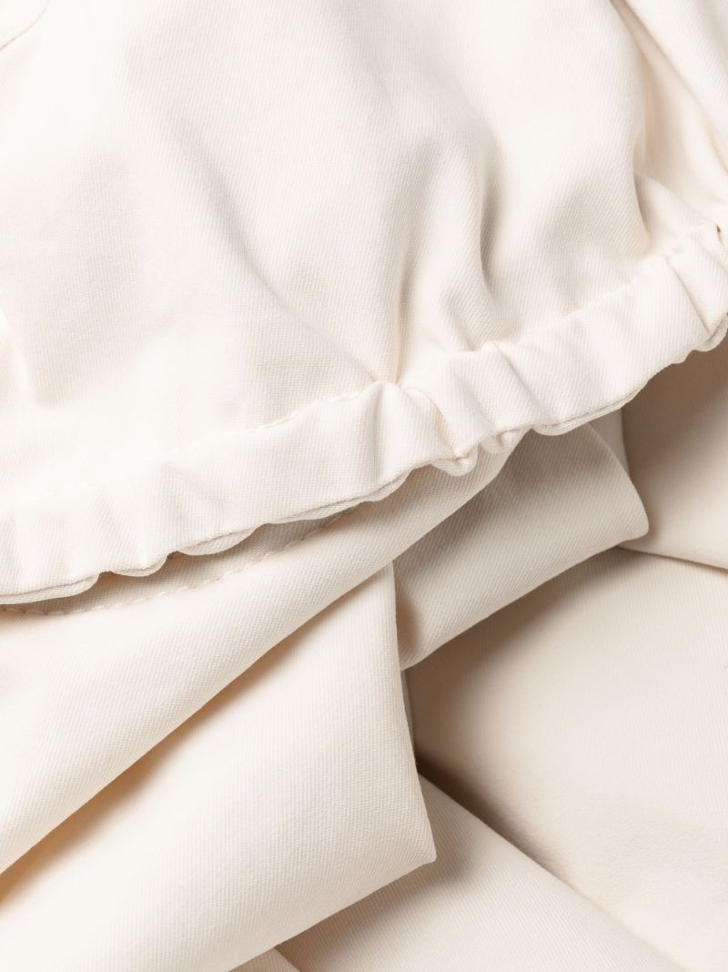 White La Robe Bikini Strapless Dress