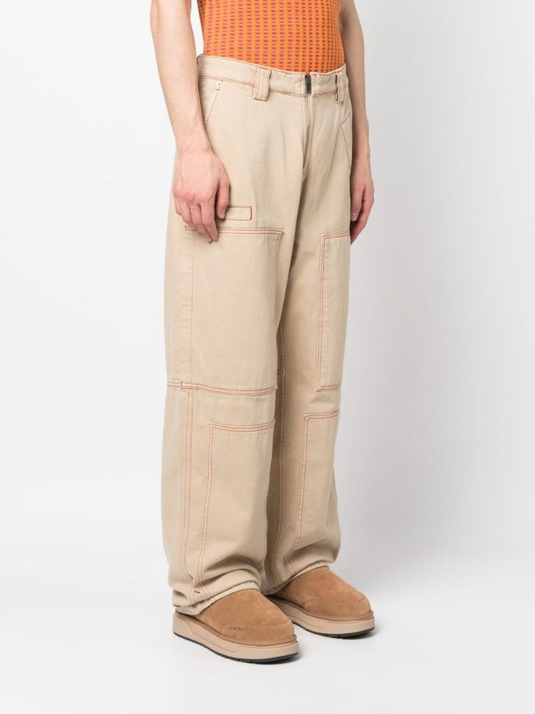 Beige NÃ_x0083_Â®mes Cargo Jeans