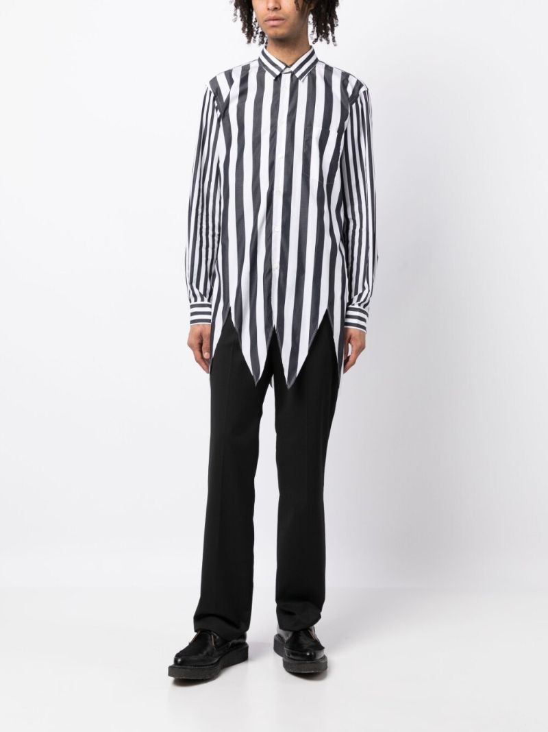 Black and White Striped Shirt