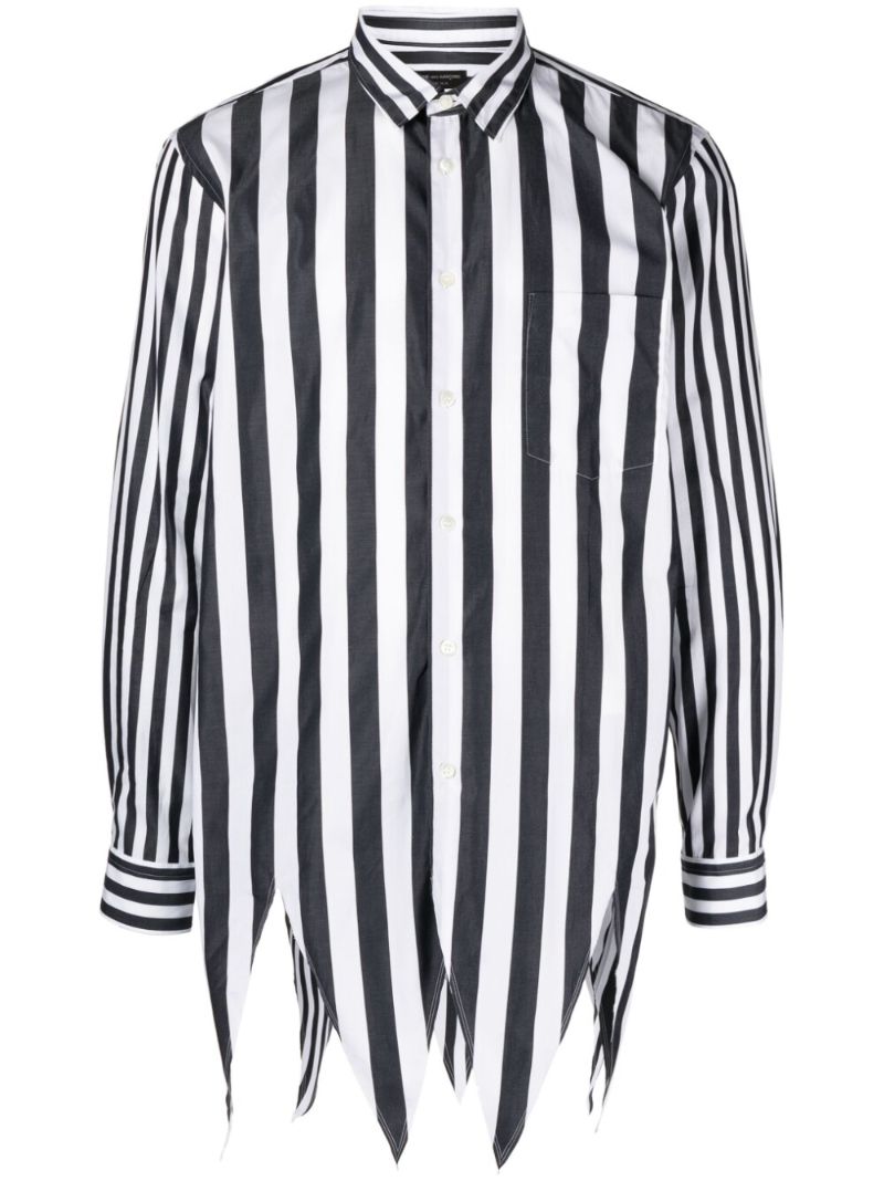 Black and White Striped Shirt