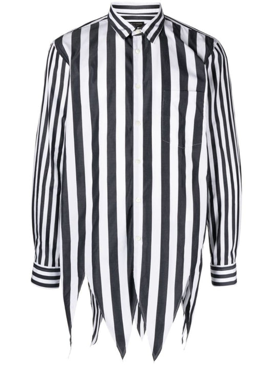 Black and White Striped Shirt
