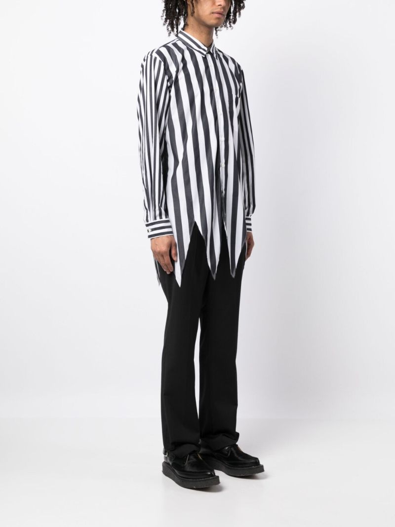 Black and White Striped Shirt