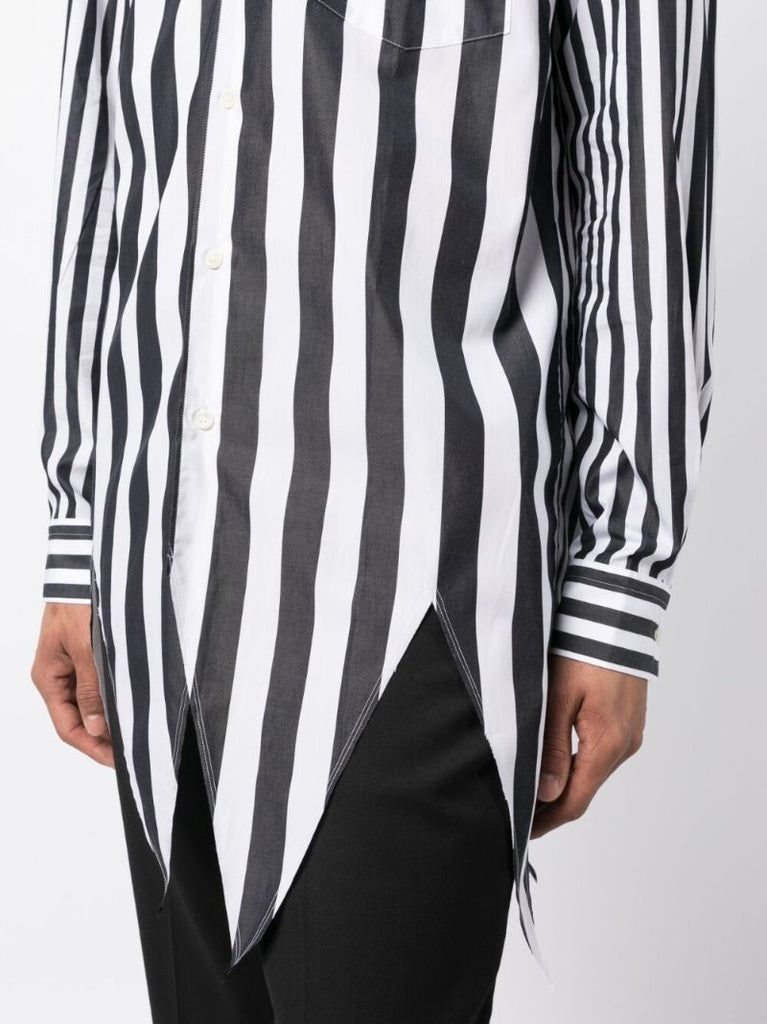 Black and White Striped Shirt