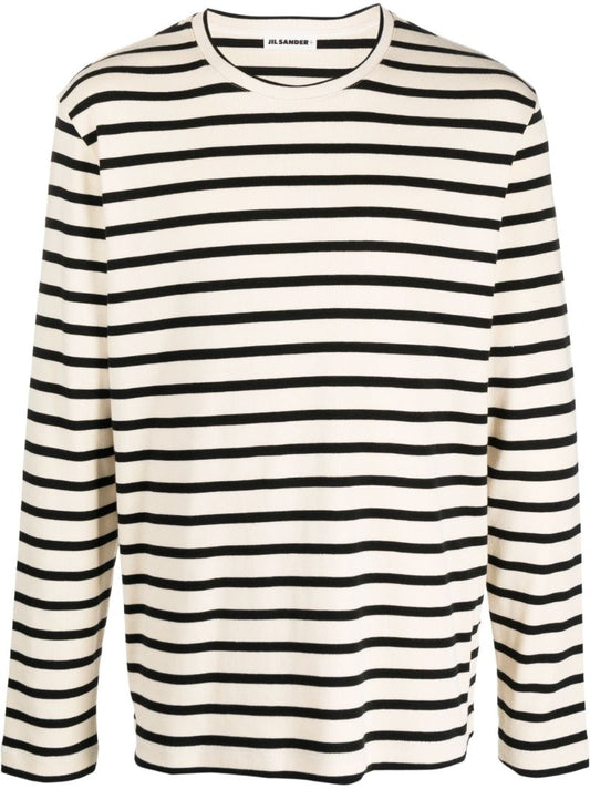Black Striped Long-sleeve T-shirt