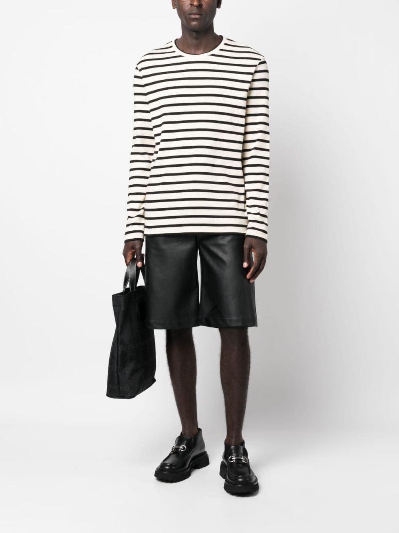 Black Striped Long-sleeve T-shirt