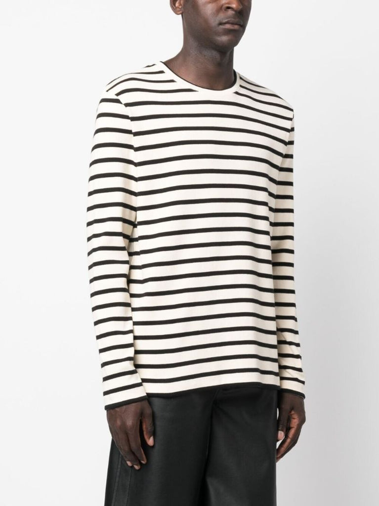 Black Striped Long-sleeve T-shirt