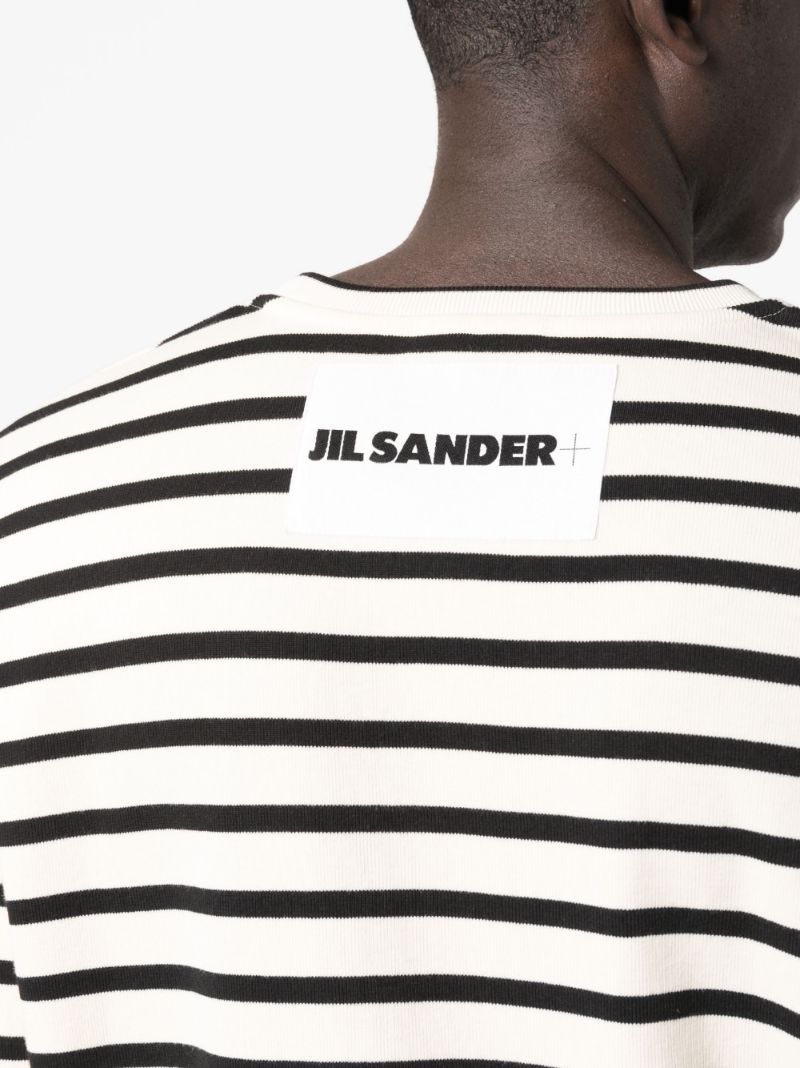 Black Striped Long-sleeve T-shirt