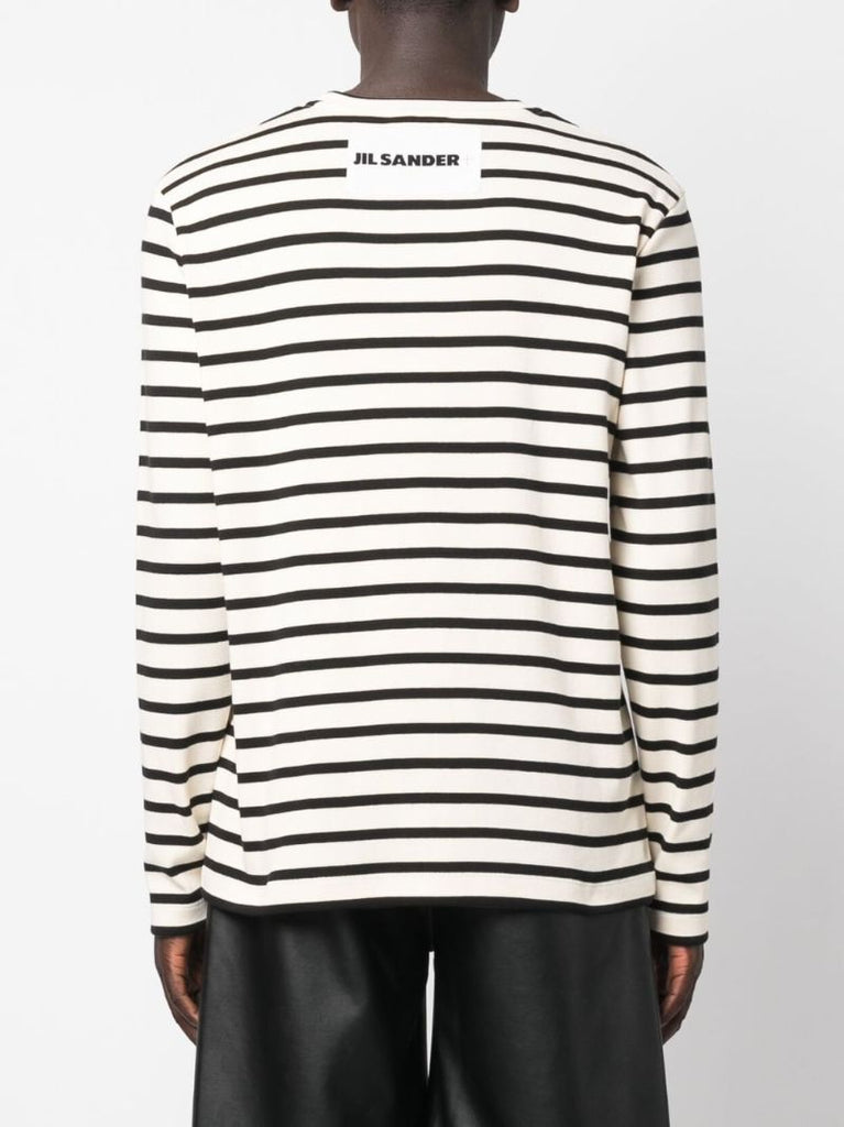 Black Striped Long-sleeve T-shirt