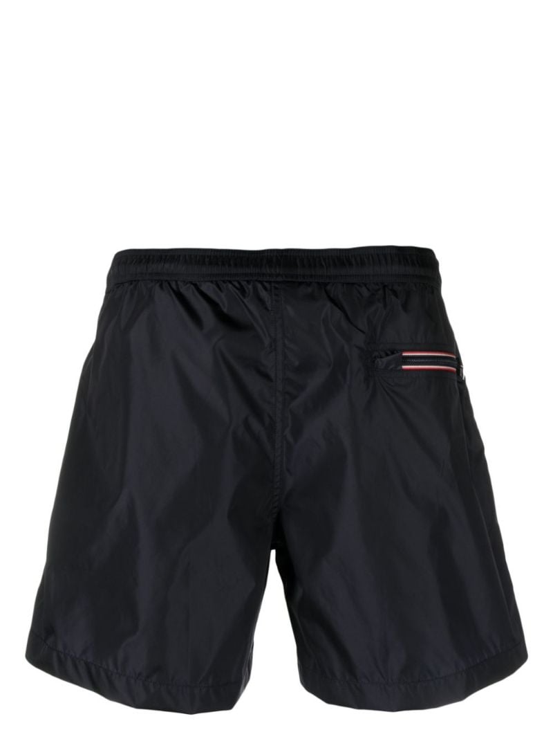 Blue Logo-patch Swim Shorts