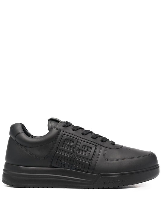Black G4 Leather Sneakers