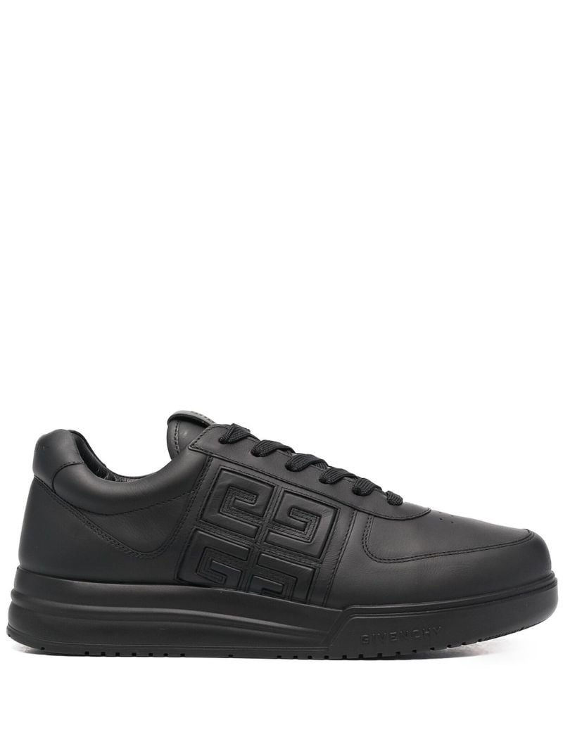 Black G4 Leather Sneakers